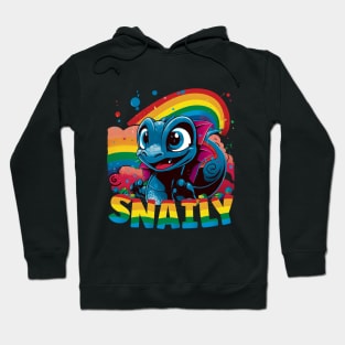 Snaily The Super Cute Rainbow Snail Hoodie